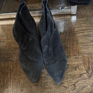 AGL Black Suede Ankle Boots